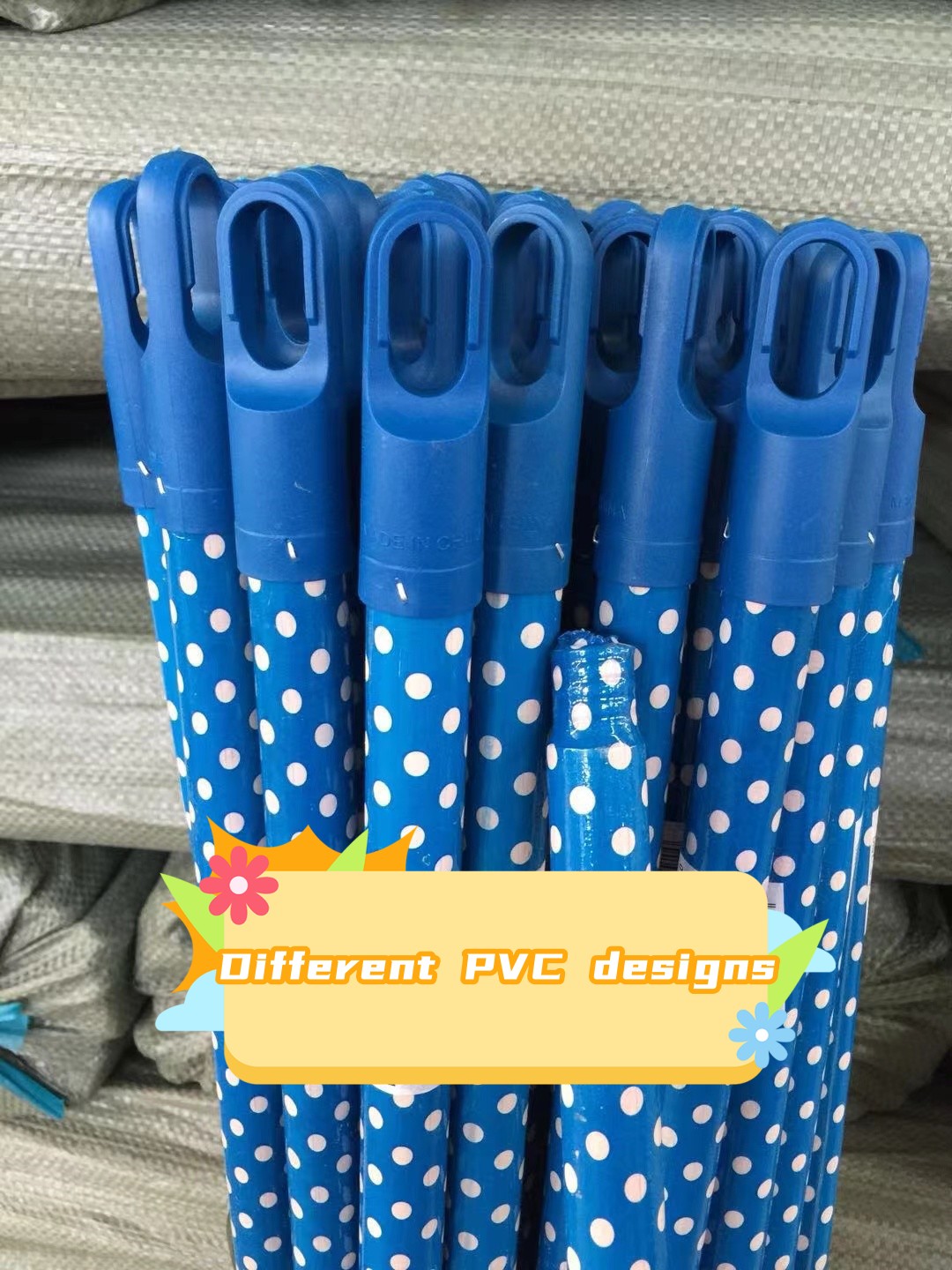 Hot Sale PVC Coated Wooden Broom Handle